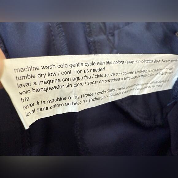 Eloquii Navy Kady Fit Double-Weave Ankle Pant Size 14 Petite - Picture 9 of 13